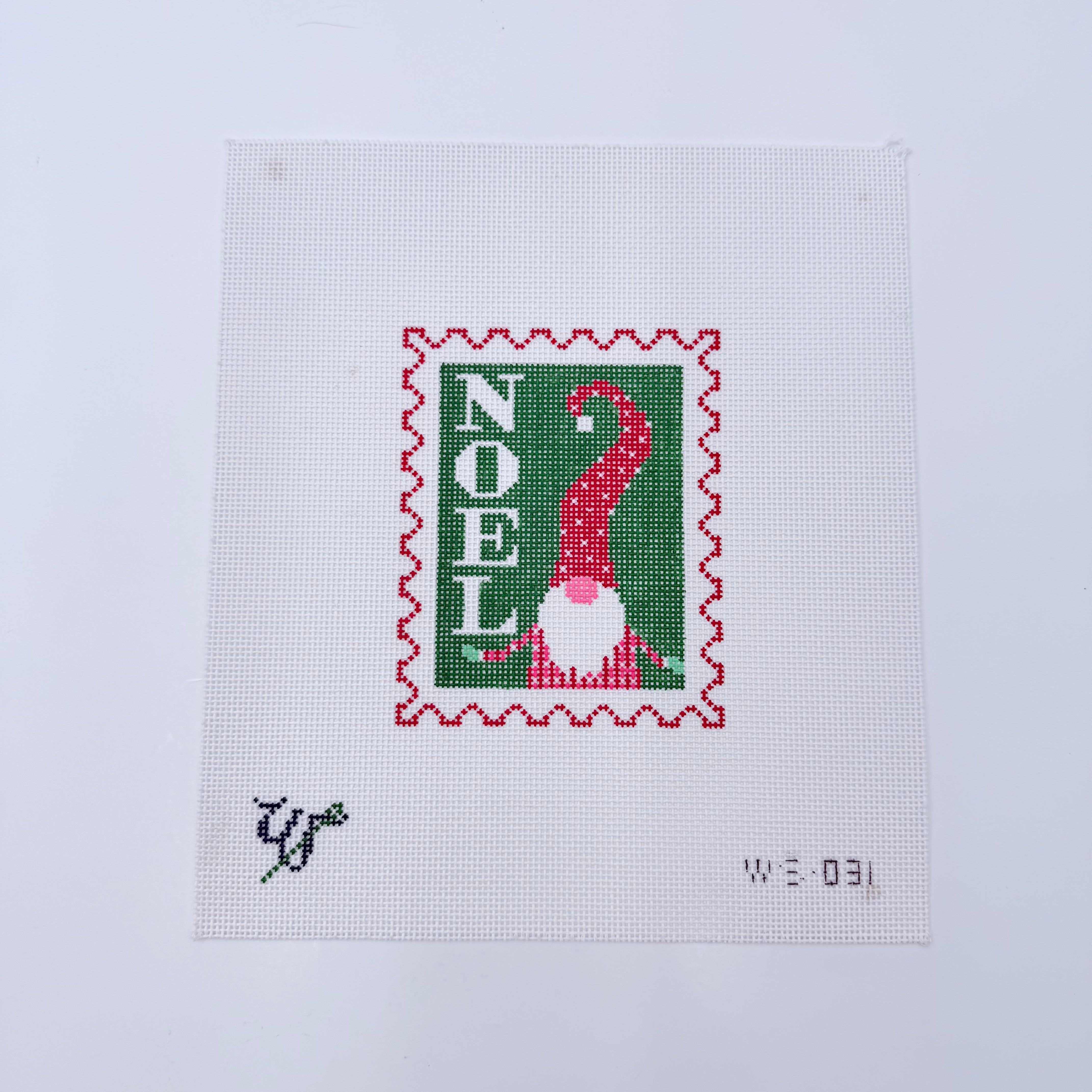Noel Stamp Canvas - KC Needlepoint