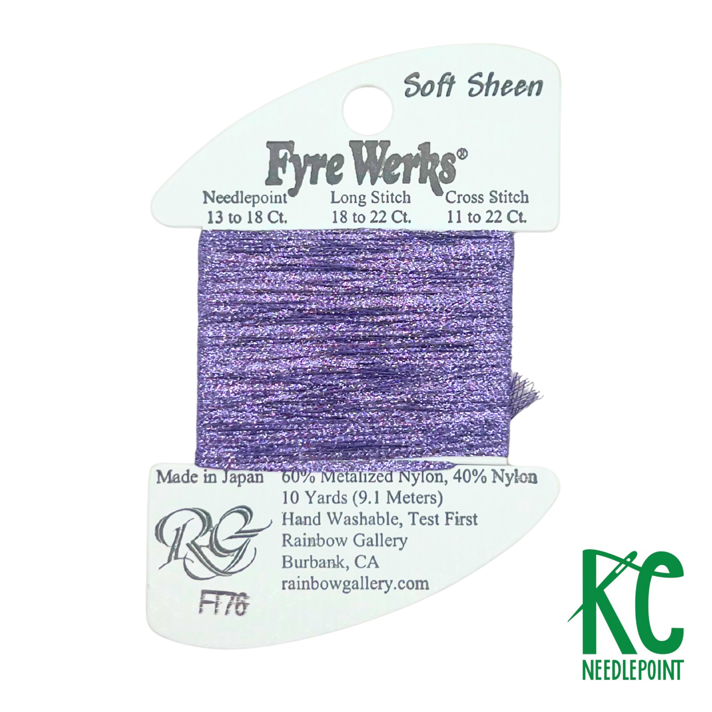Fyre Werks Soft Sheen FT76 Lilac - KC Needlepoint
