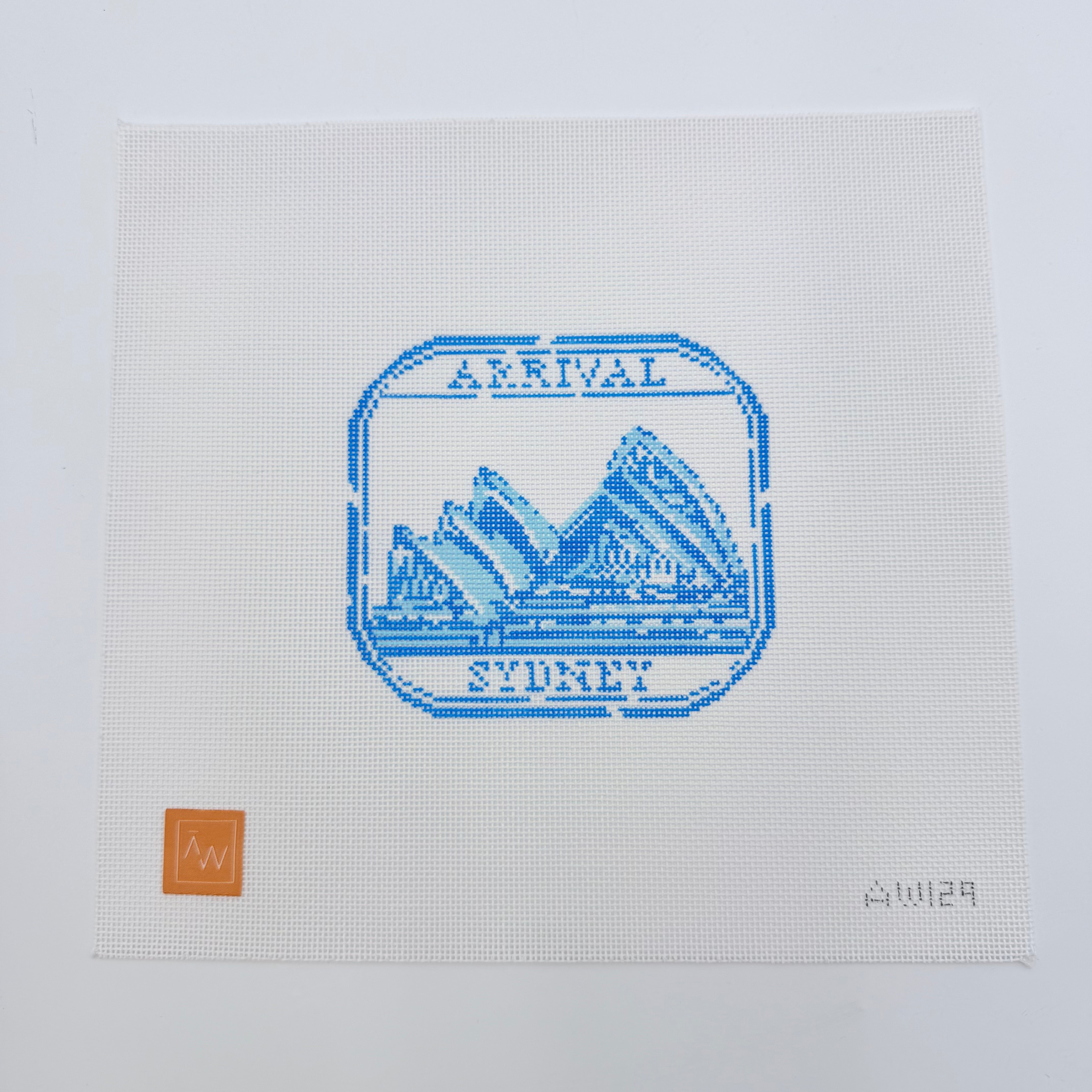 Passport Stamp-Sydney Canvas - KC Needlepoint