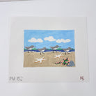 Sandpipers Pillow Canvas - KC Needlepoint