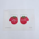 First Christmas as a Pair Mittens Canvas - KC Needlepoint