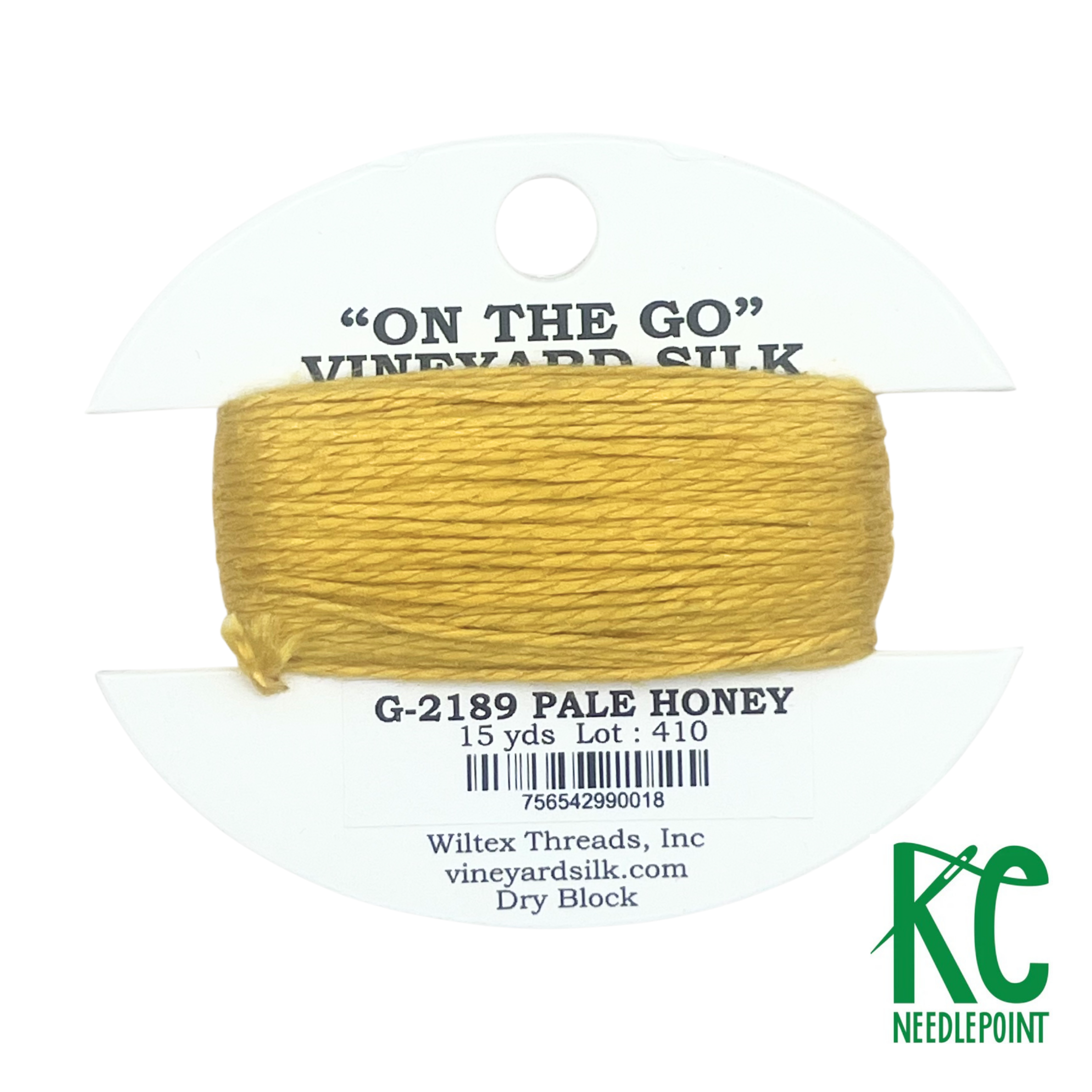 Vineyard Silk Card G2189 Pale Honey - KC Needlepoint