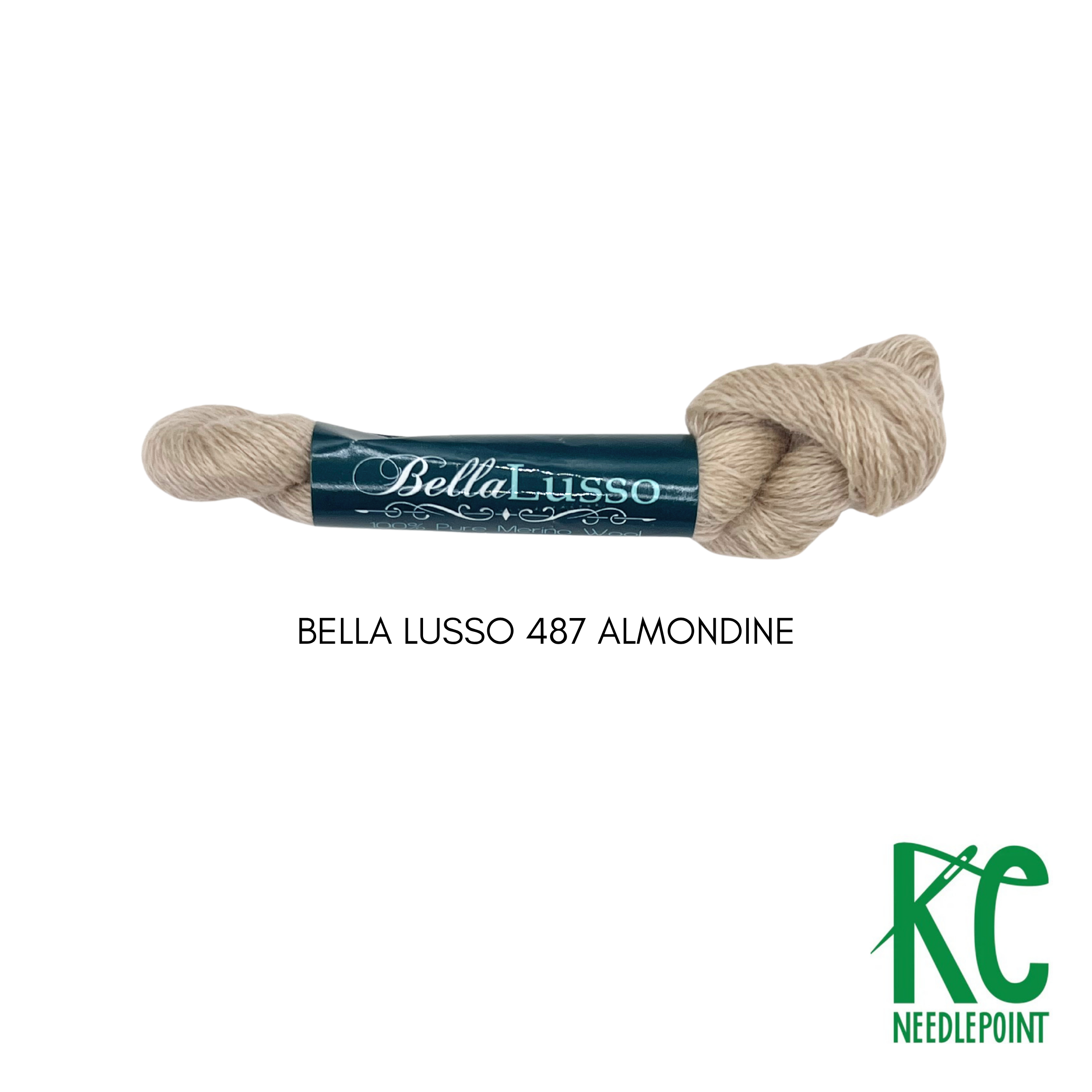 Bella Lusso Merino Wool 487 Almondine - KC Needlepoint