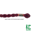 DMC 5 Pearl Cotton 814 Dark Garnet - KC Needlepoint