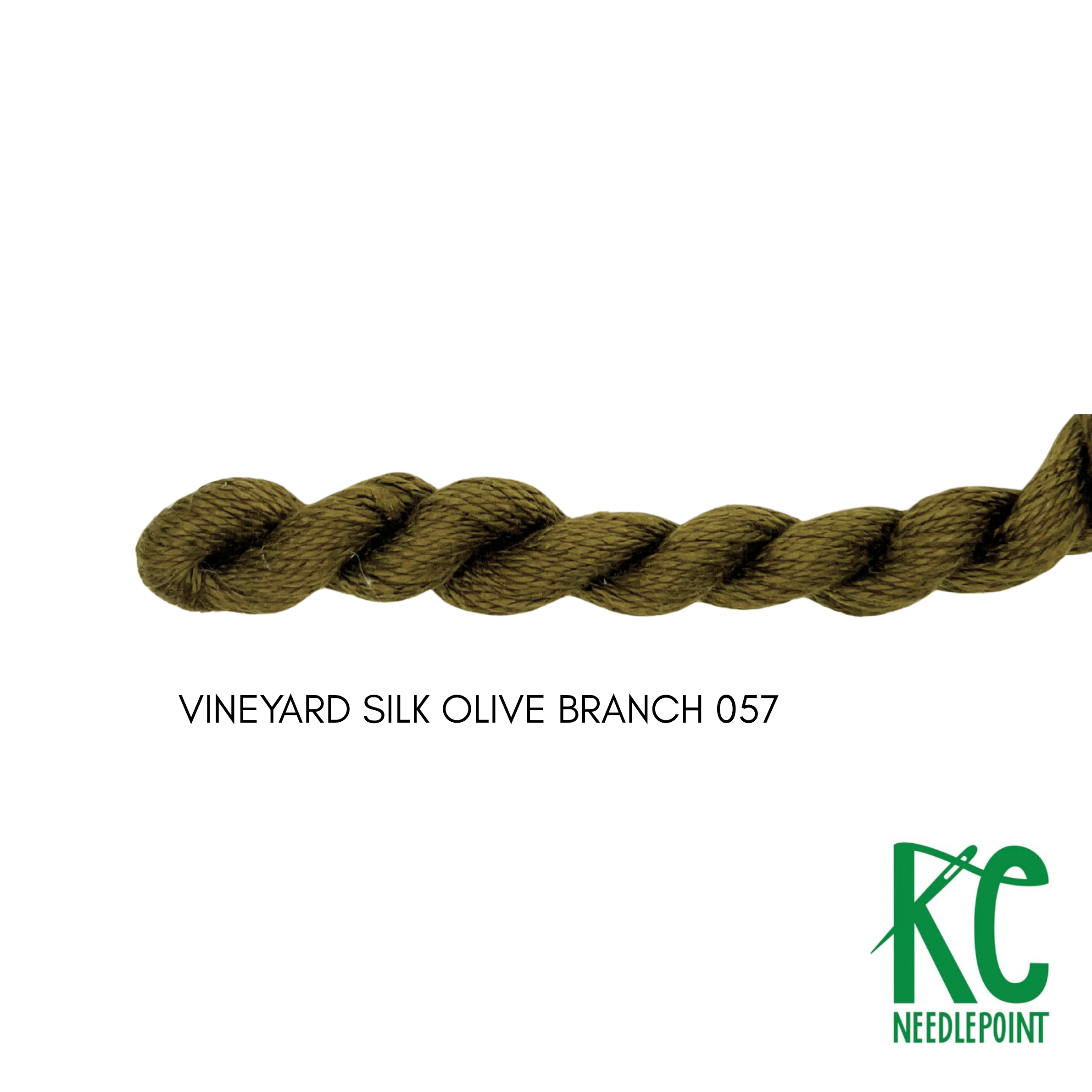 Vineyard Silk Skein C057 Olive Branch - KC Needlepoint