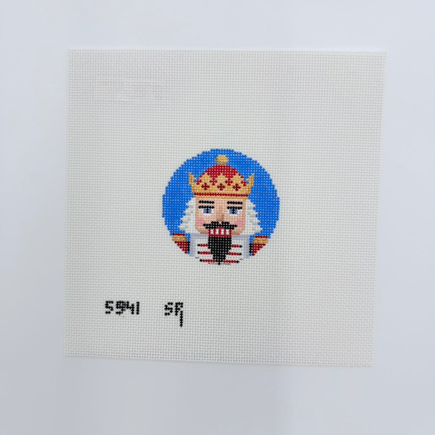 Nutcracker Face Canvas - KC Needlepoint