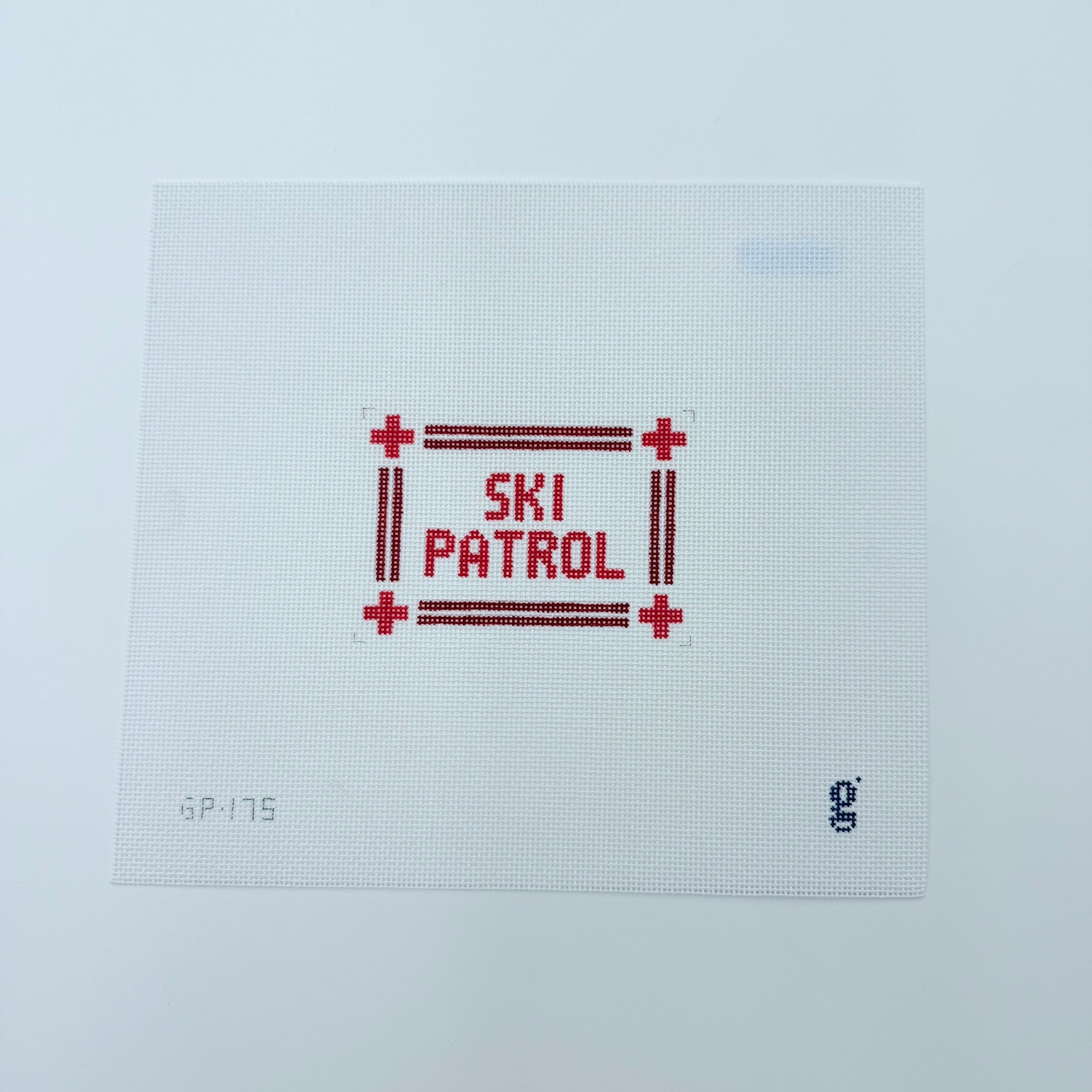 Ski Patrol Canvas - KC Needlepoint