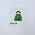 Green Angel with Wreath - KC Needlepoint