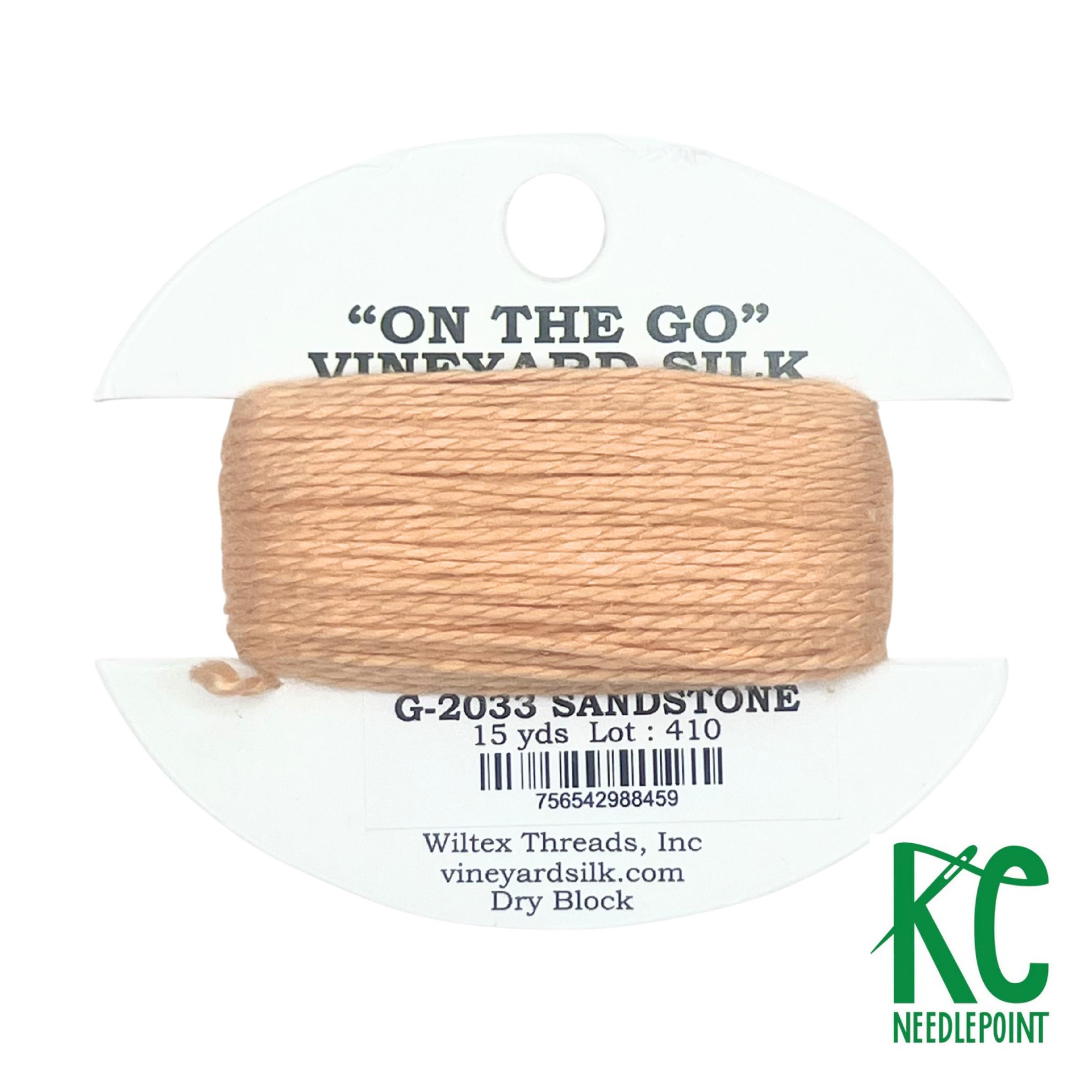 Vineyard Silk Card G2033 Sandstone - KC Needlepoint