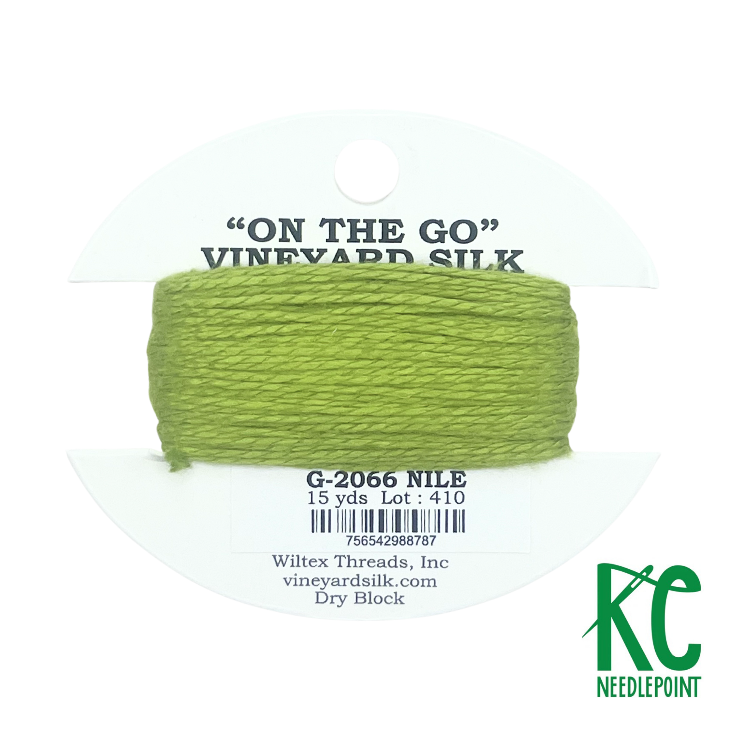Vineyard Silk Card G2066 Nile - KC Needlepoint