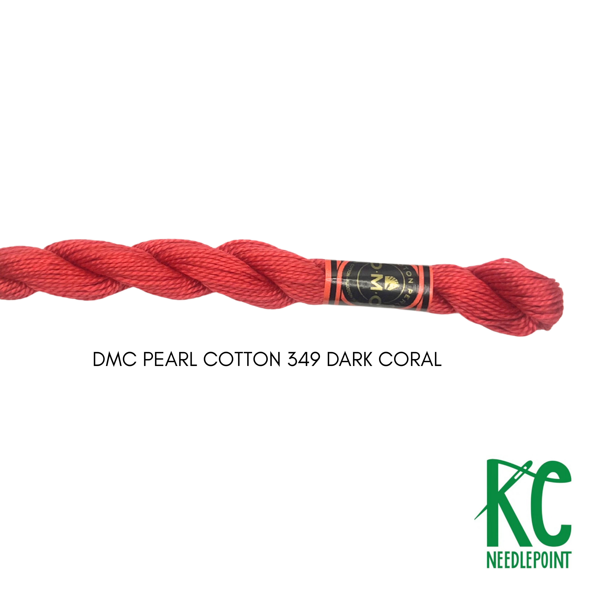 DMC 5 Pearl Cotton 349 Dark Coral - KC Needlepoint