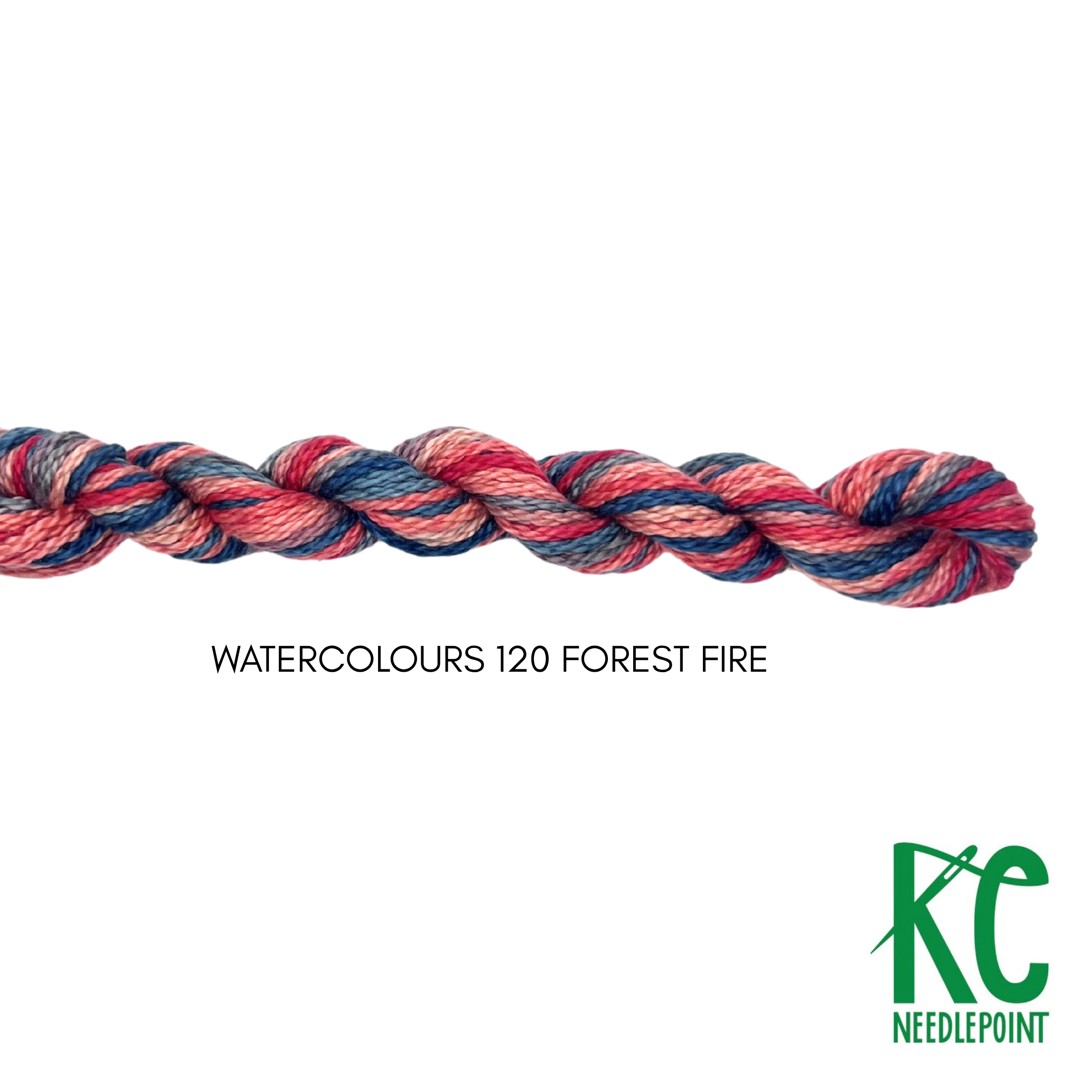Watercolours 120 Forest Fire - KC Needlepoint