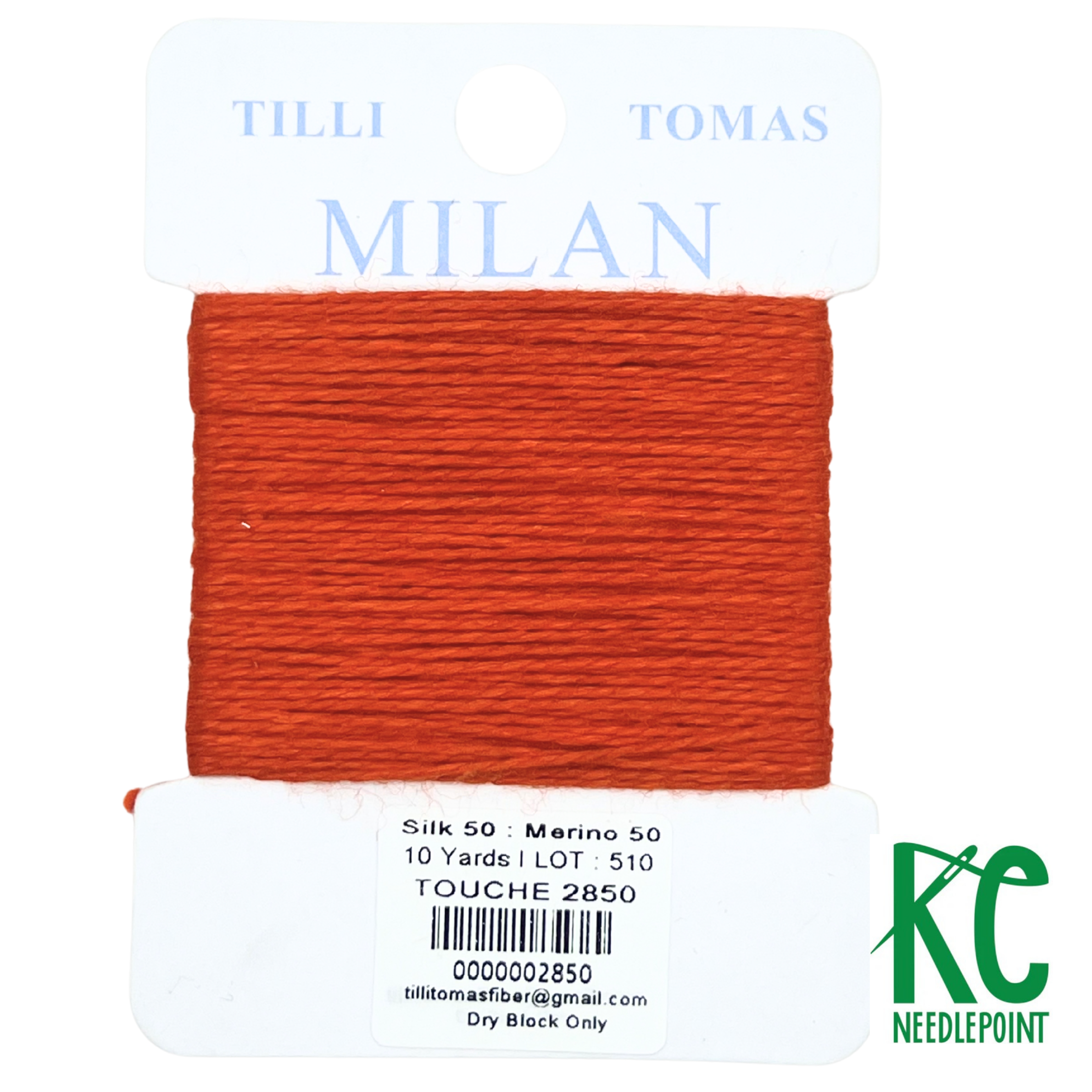 Milan Card 2850 Touche - KC Needlepoint