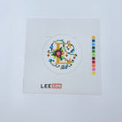 Floral Letter 3" Round Canvas - KC Needlepoint