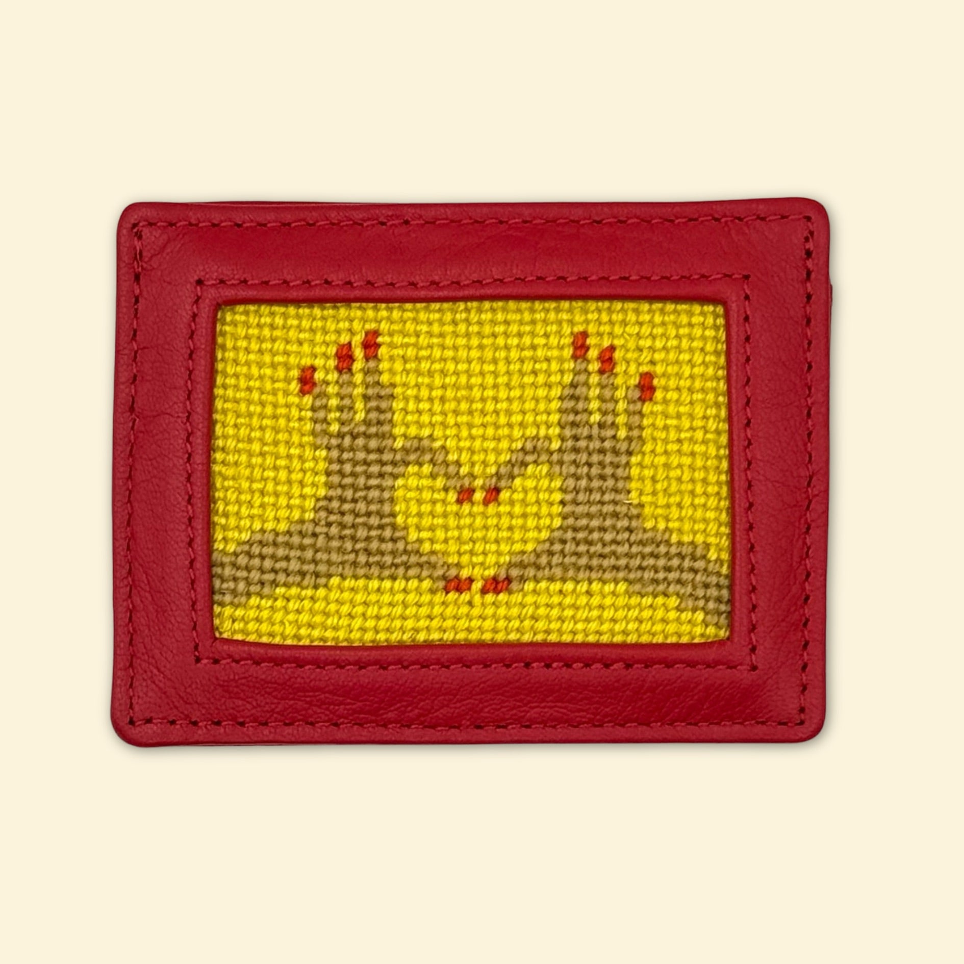 "In Good Hands" Happy Stitching All-In-One Card Wallet Kit - KC Needlepoint