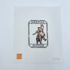 Passport Stamp-Boston Canvas - KC Needlepoint
