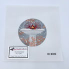 Brrr Bath Round Canvas - KC Needlepoint