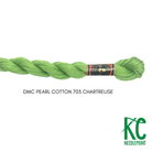 DMC 3 Pearl Cotton 703</br>Chartreuse - KC Needlepoint