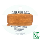 Vineyard Silk Card G2233 Fall Harvest - KC Needlepoint