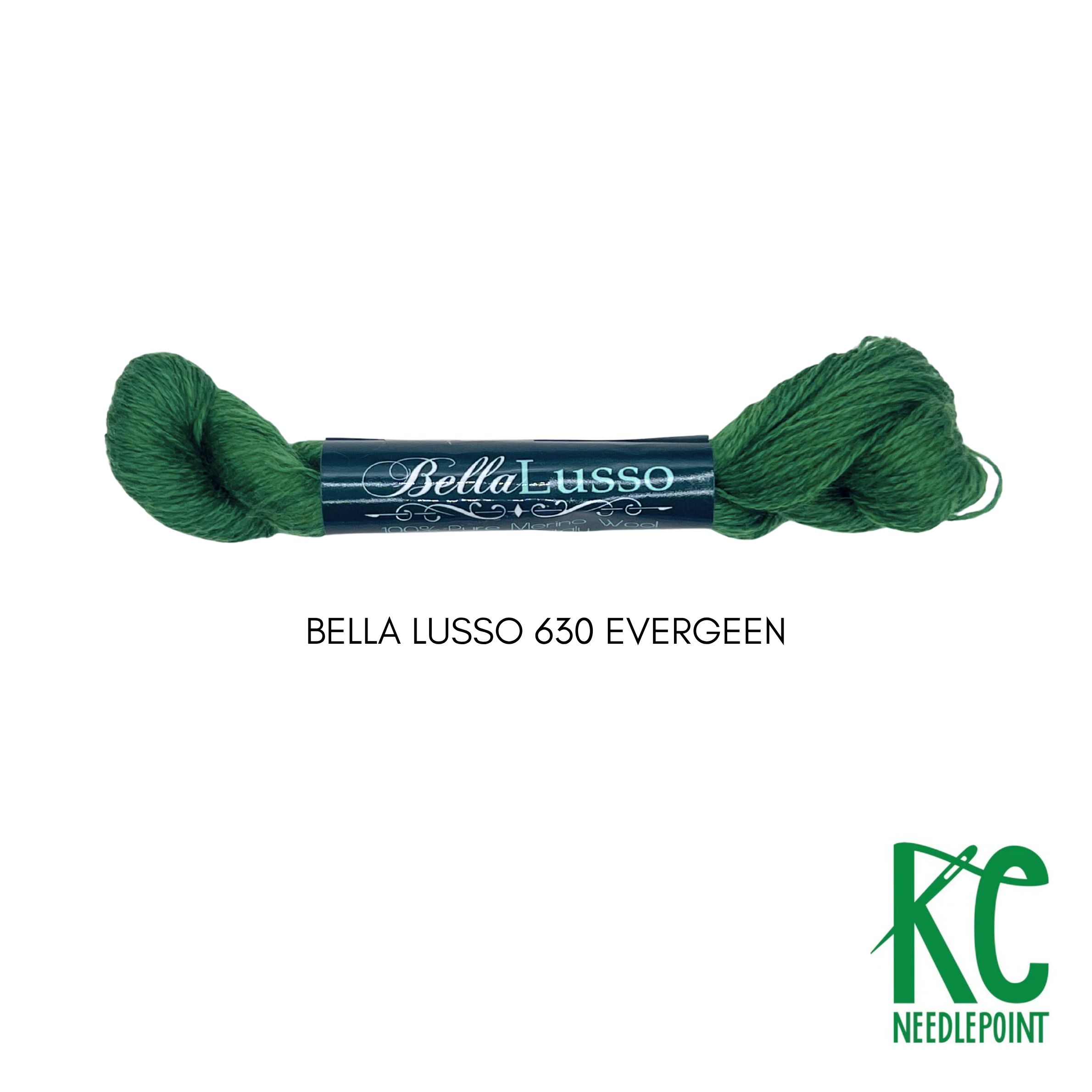 Bella Lusso Merino Wool 630 Evergreen - KC Needlepoint