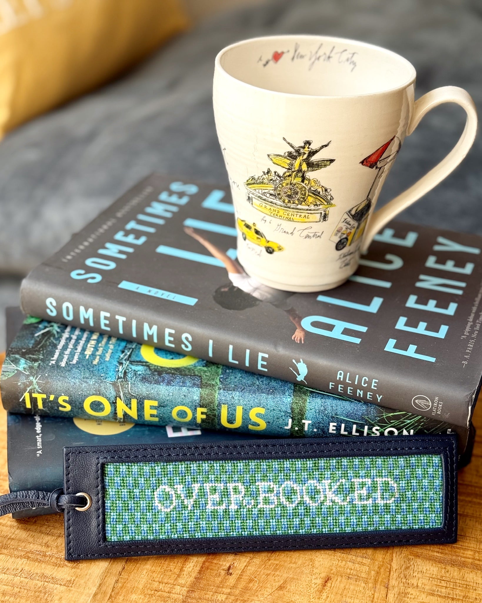 "Overbooked" Happy Stitching All-In-One Bookmark Kit - KC Needlepoint