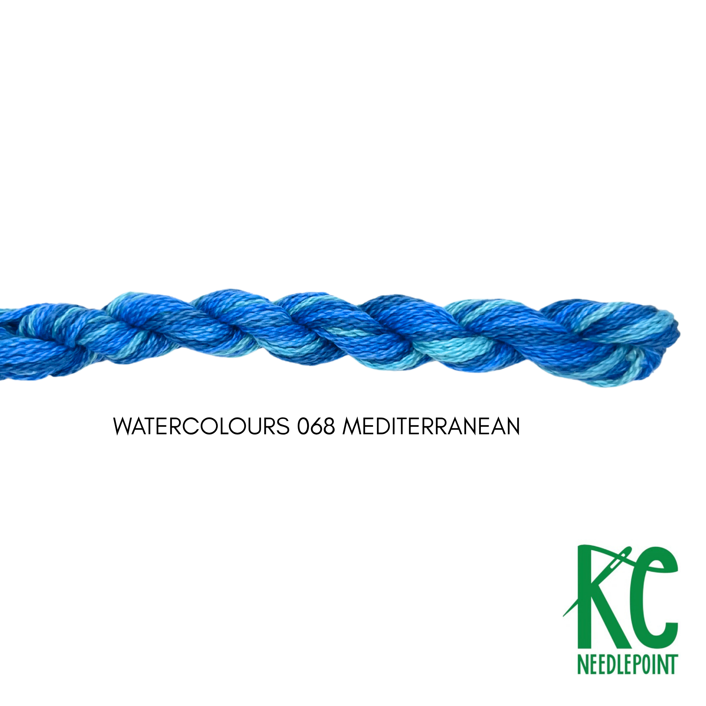 Watercolours 068 Mediterranean - KC Needlepoint