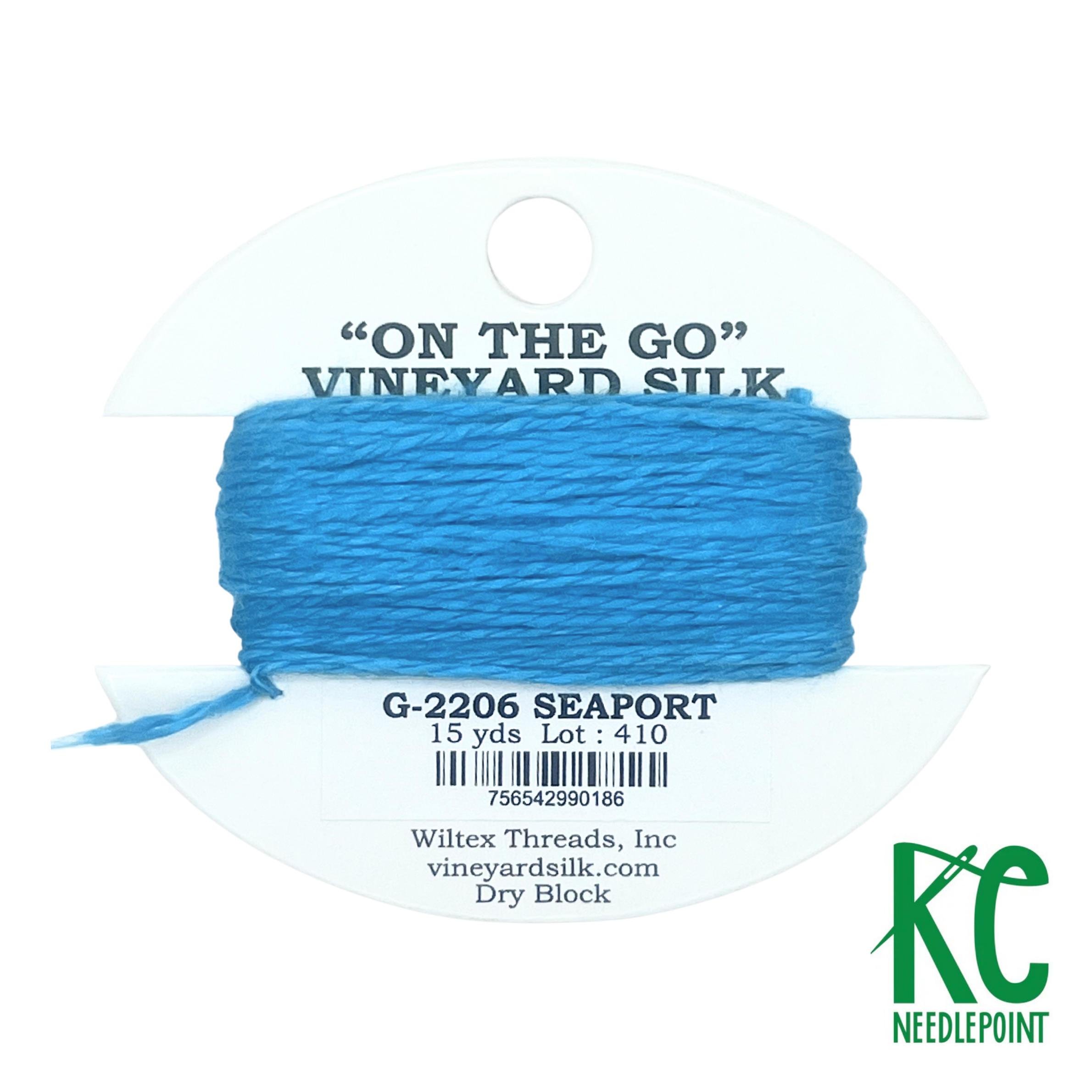 Vineyard Silk Card G2206 Seaport - KC Needlepoint