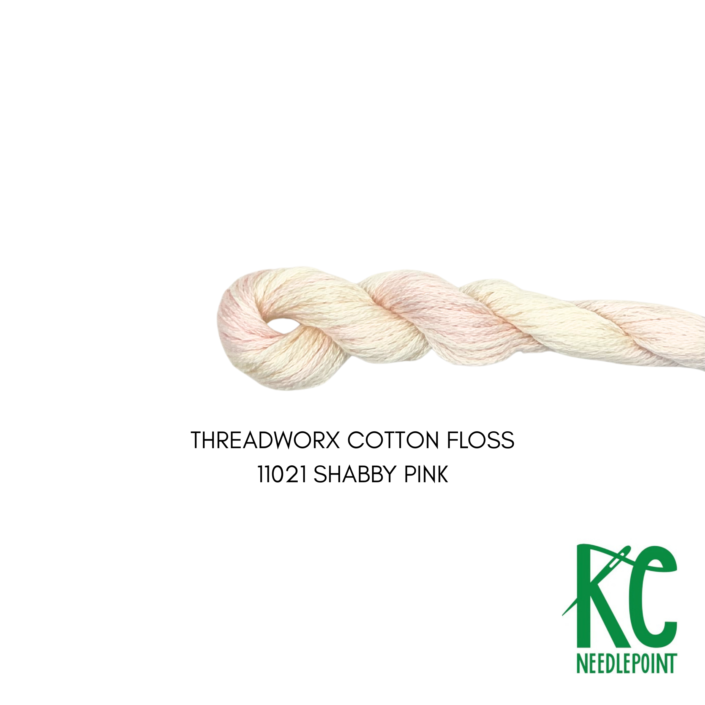 ThreadworX Cotton Floss 11021 Shabby Pink - KC Needlepoint