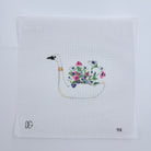 Swan Ornament Canvas - KC Needlepoint