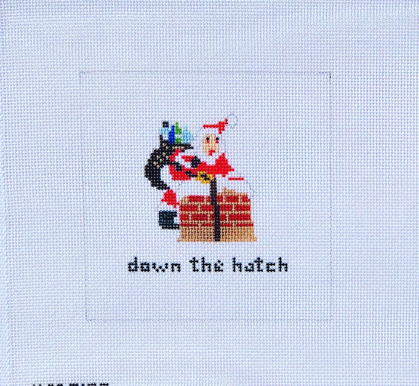 Down the Hatch - KC Needlepoint