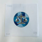 Law Round Canvas - KC Needlepoint