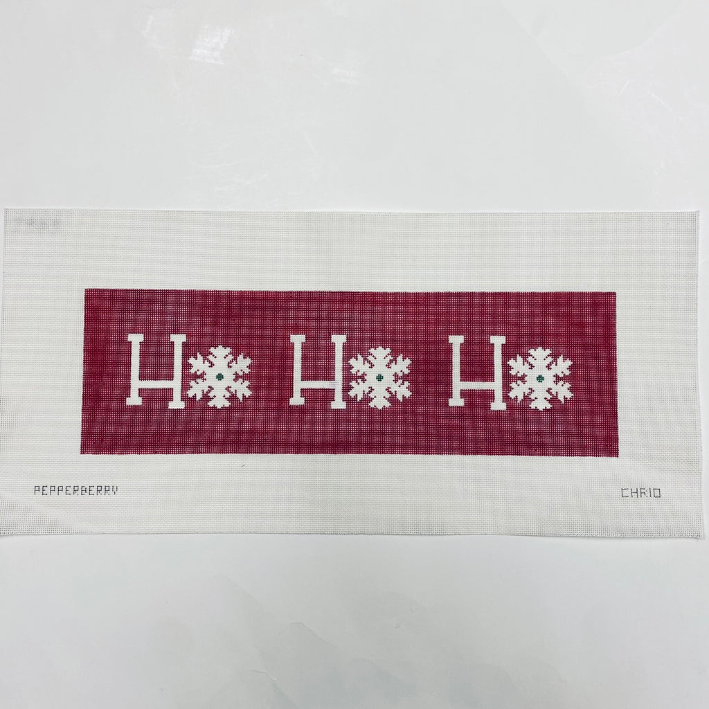 Ho Ho Ho Snowflake Canvas