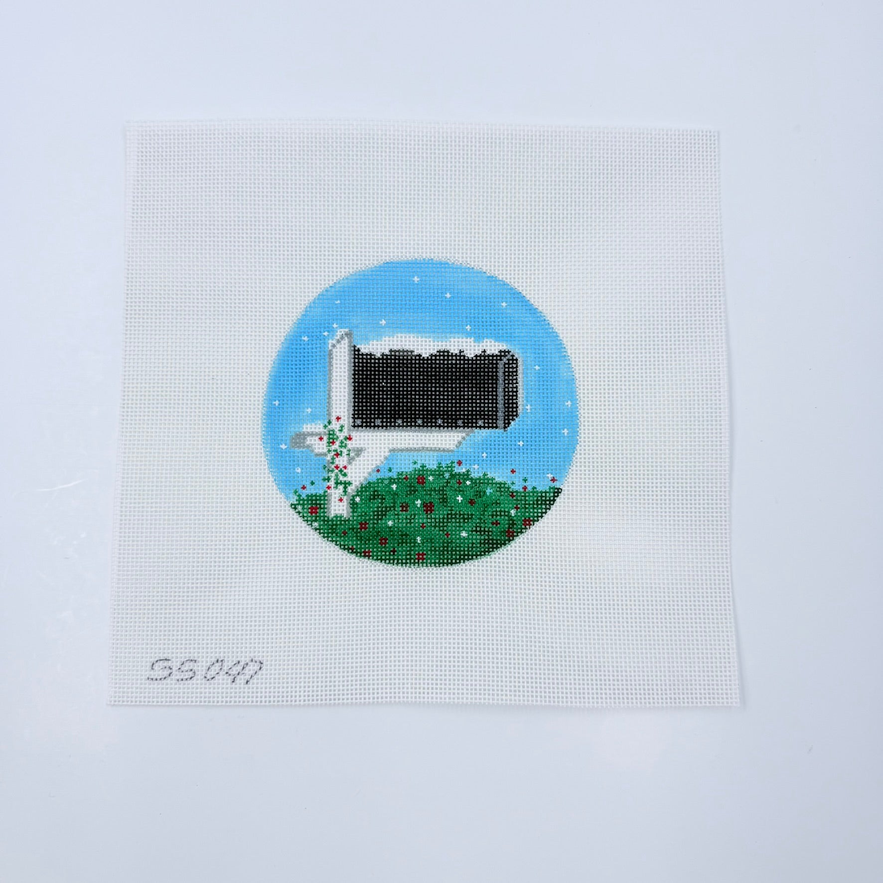 Christmas Mailbox Canvas - KC Needlepoint