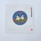 Merry Chickadees Canvas - KC Needlepoint