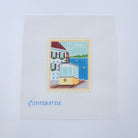 Lisbon Tram Stamp Needlepoint Canvas - KC Needlepoint