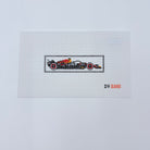 Yellow and Red Race Car Canvas - KC Needlepoint