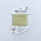 Kreinik Card Size 16 102 Vatican Gold - KC Needlepoint