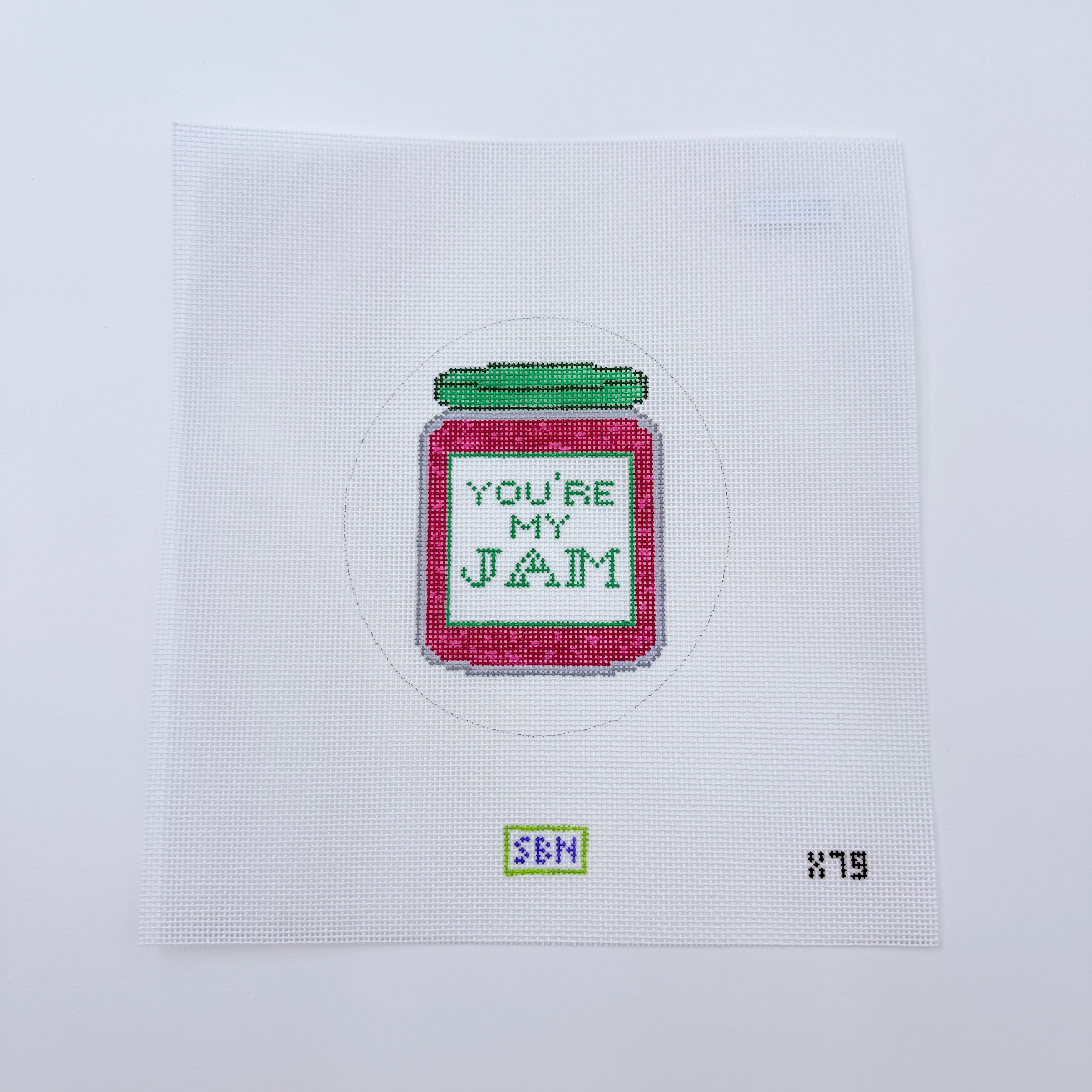 You're My Jam Canvas - KC Needlepoint
