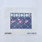 Cherry Blossom Mini Clutch Canvas - KC Needlepoint