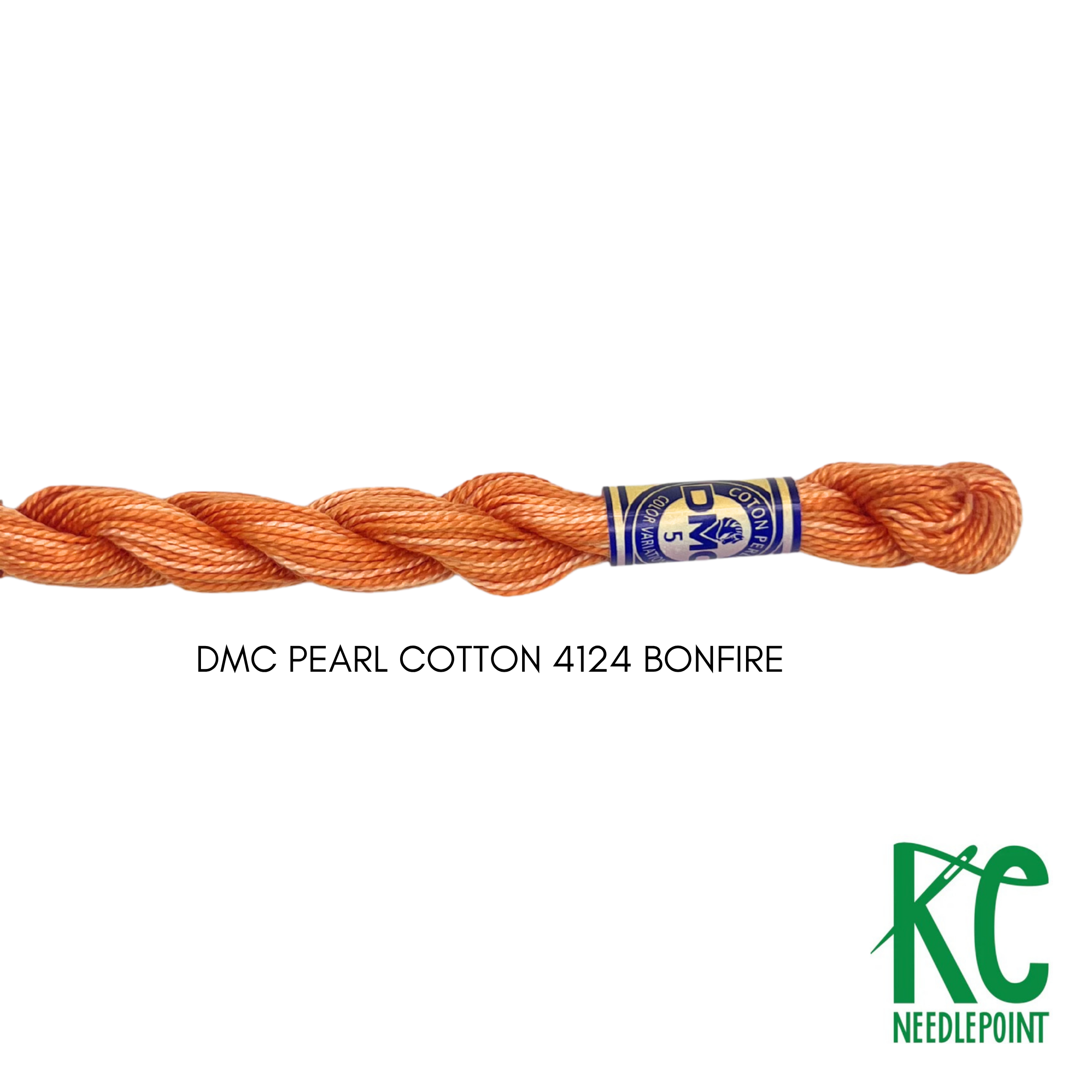 DMC 5 Pearl Cotton 4124 Bonfire - KC Needlepoint