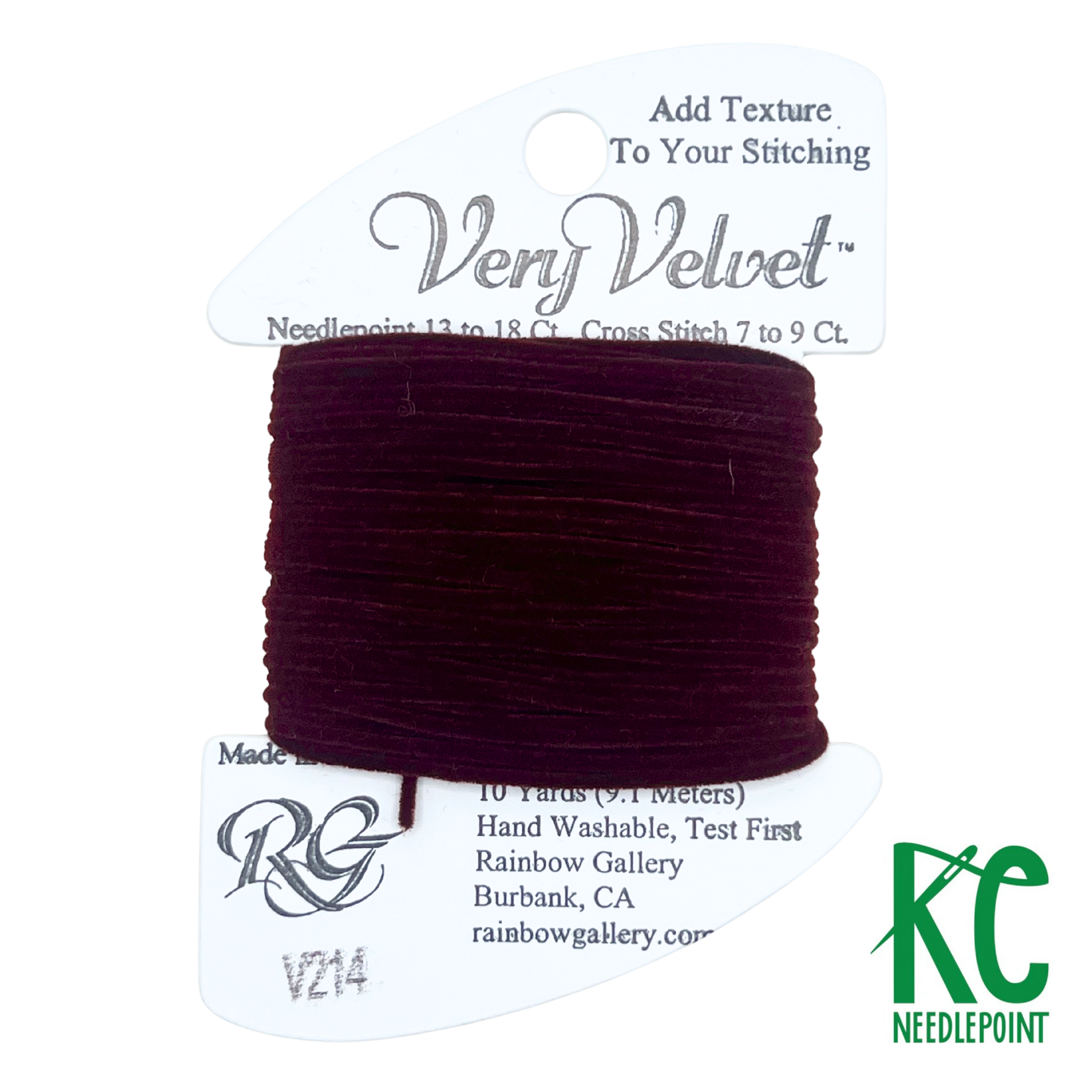 Very Velvet V214 Garnet - KC Needlepoint