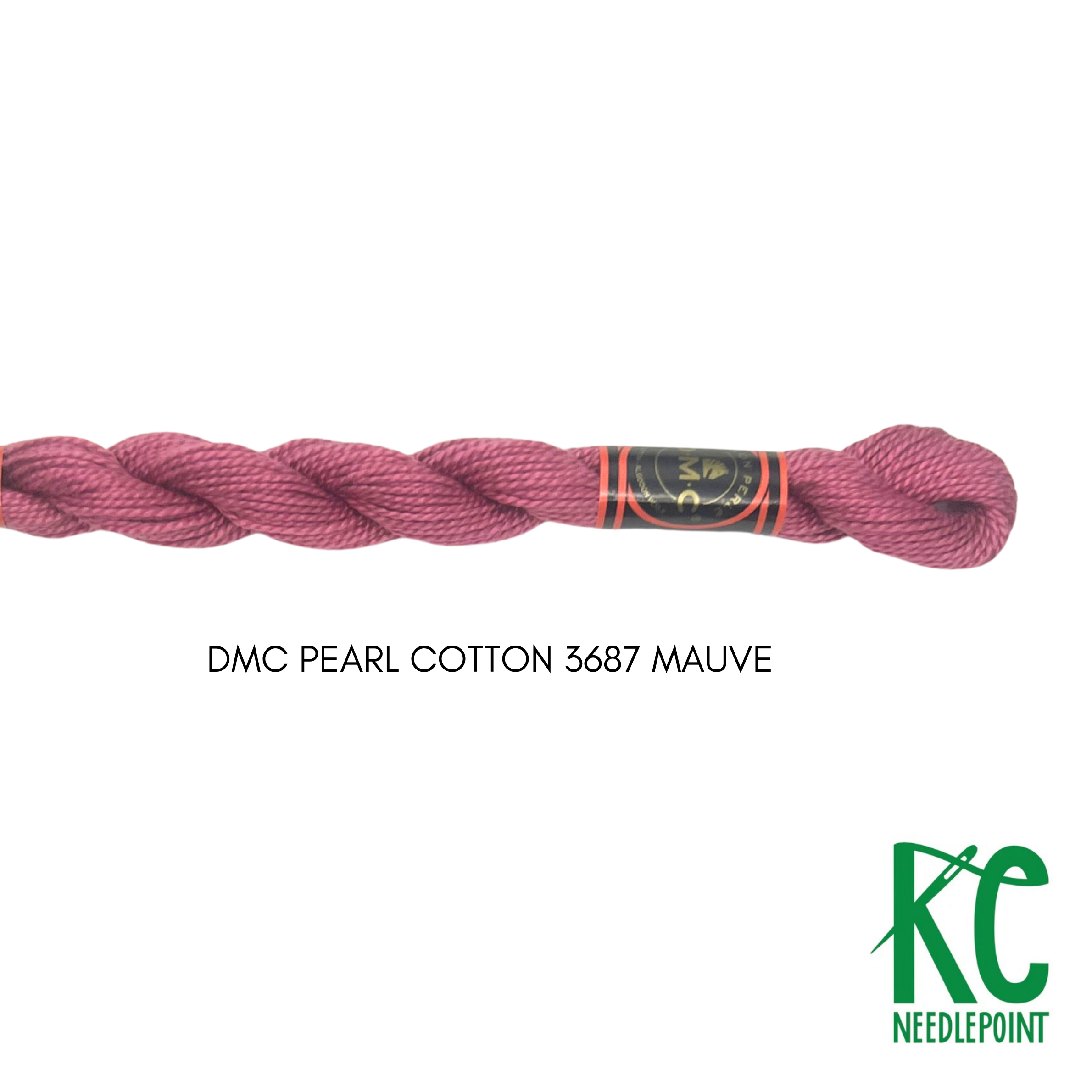 DMC 5 Pearl Cotton 3687 Mauve - KC Needlepoint