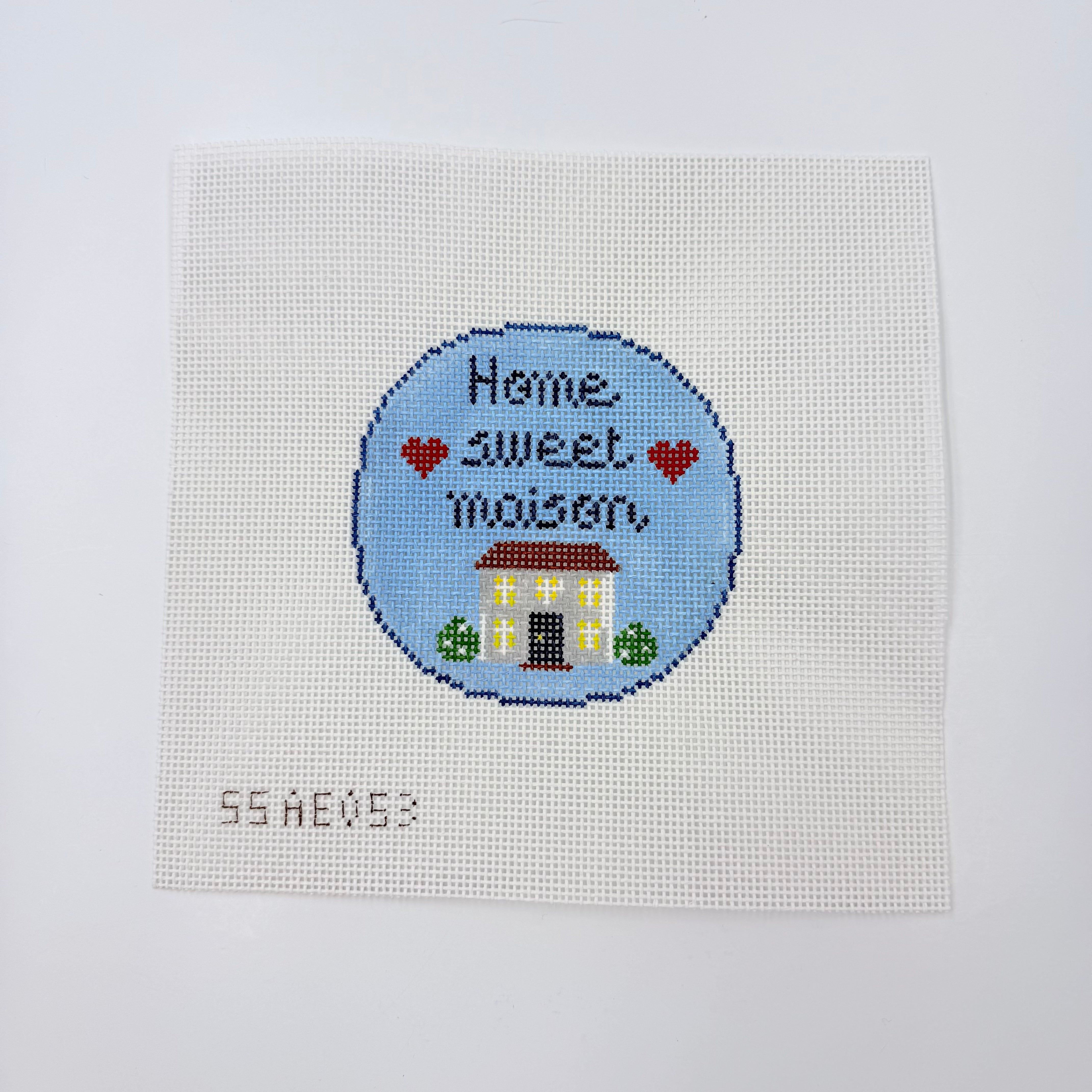 Home Sweet Maison Canvas - KC Needlepoint