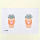 Coffee Scissors Case Needlepoint Canvas - KC Needlepoint