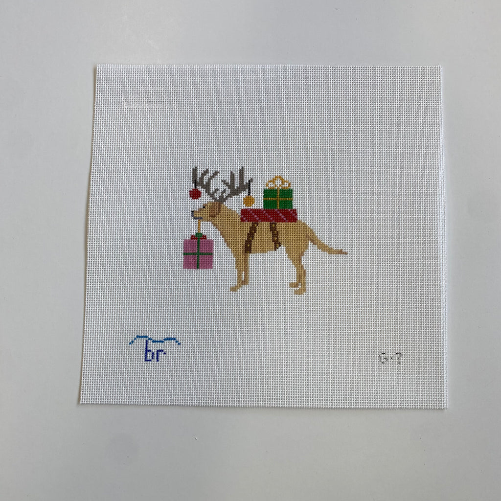 Special Delivery Labrador Canvas - KC Needlepoint