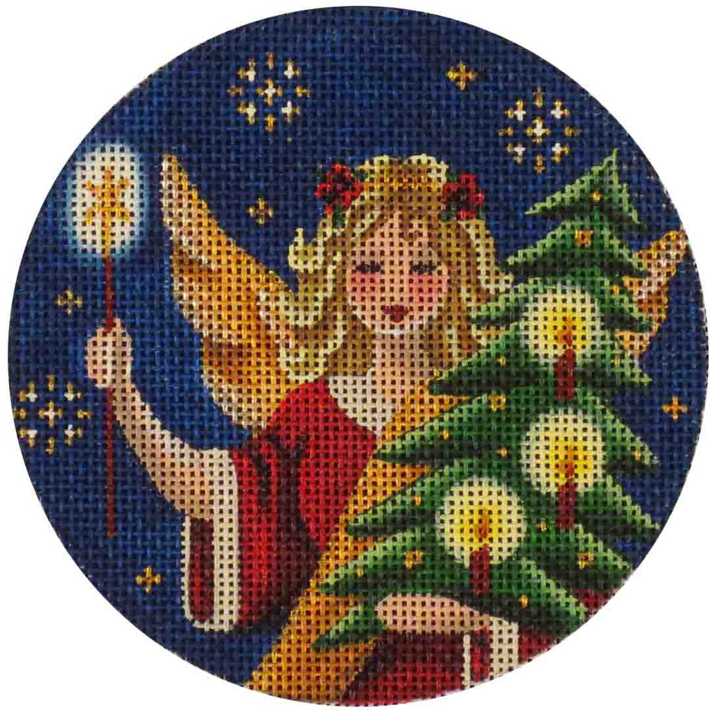 Christmas Angel Canvas - KC Needlepoint