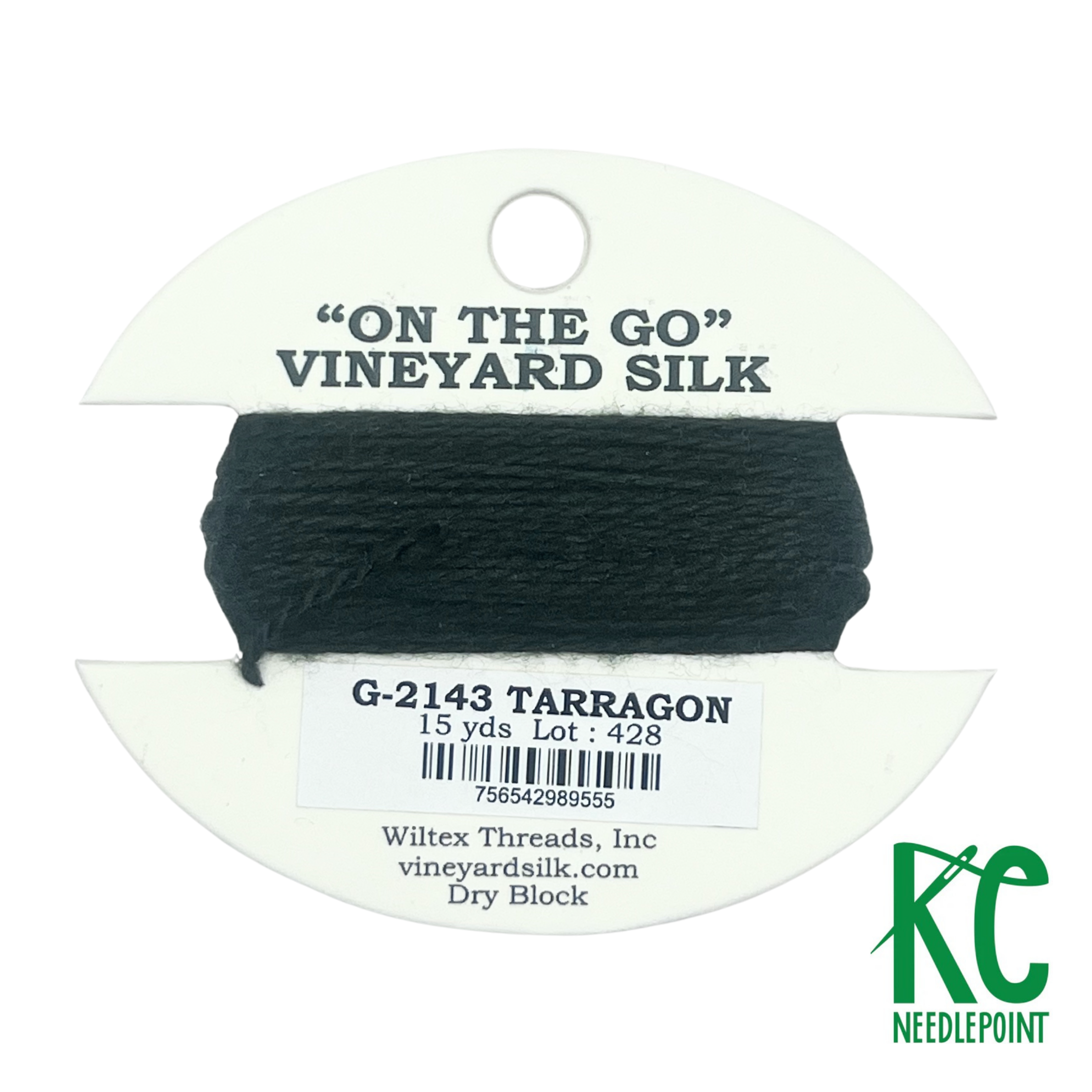 Vineyard Silk Card G2143 Tarragon - KC Needlepoint