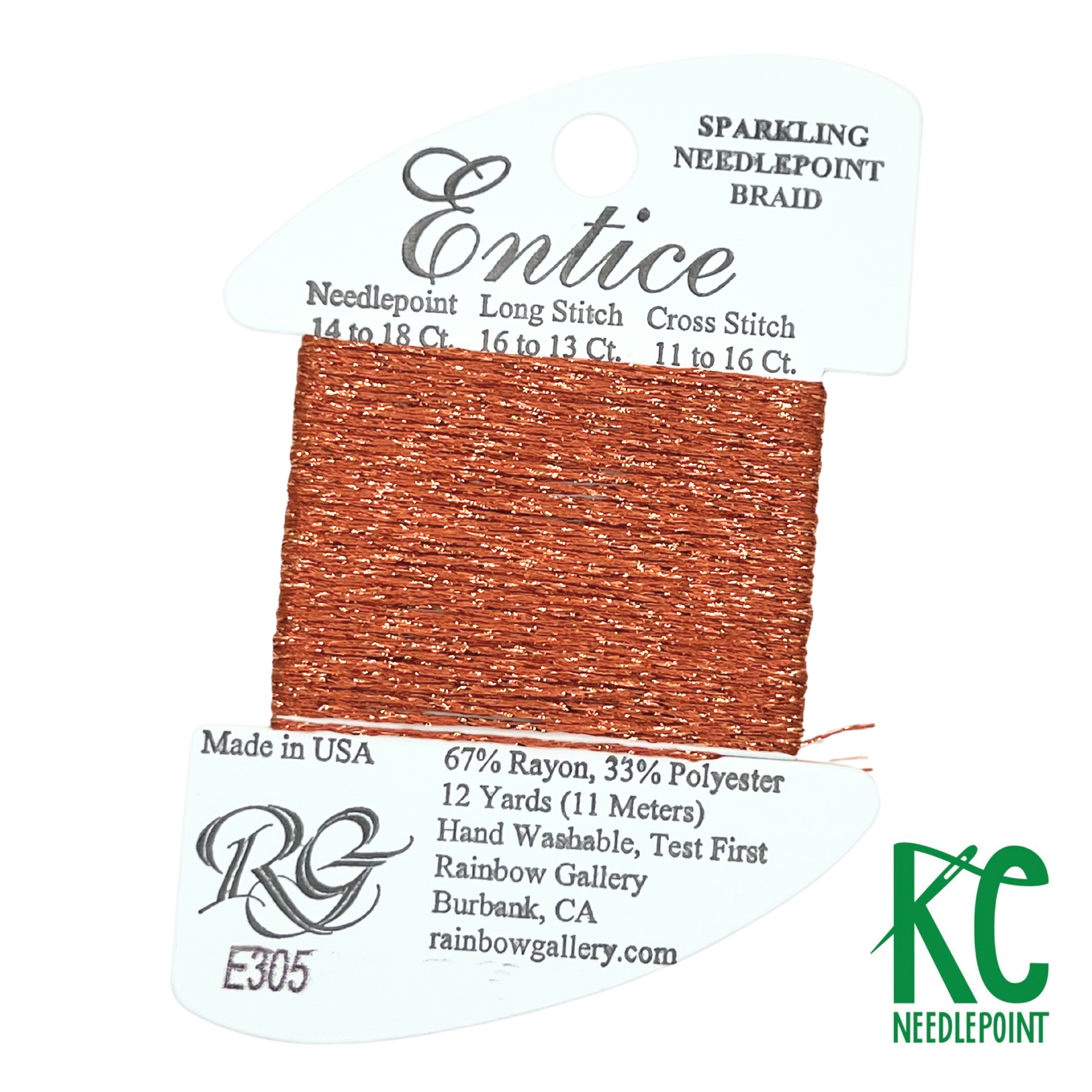 Entice E305 Harvest Pumpkin - KC Needlepoint