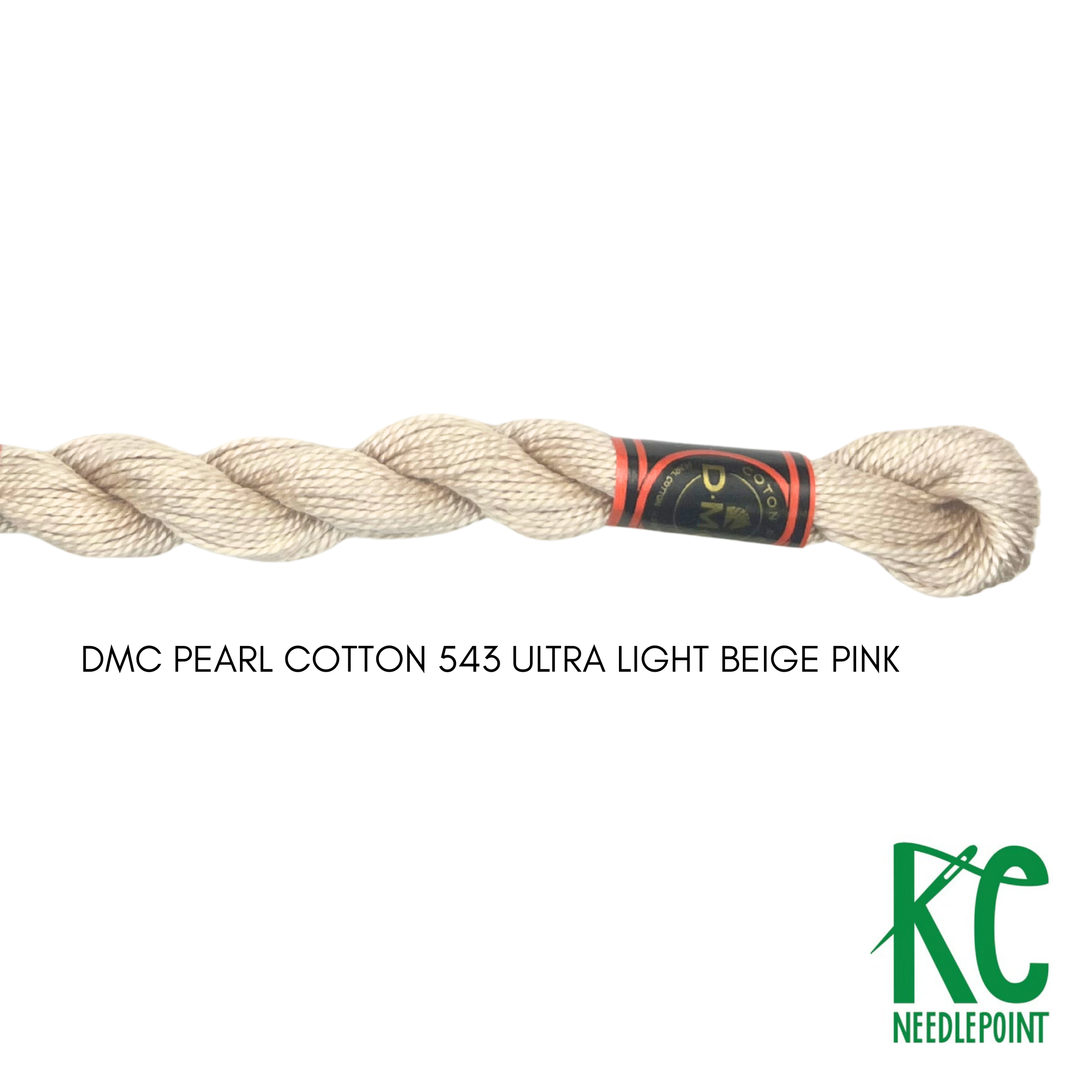 DMC 5 Pearl Cotton 543 Ultra Light Beige Pink - KC Needlepoint