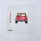 LUV Jeep Dog Canvas - KC Needlepoint